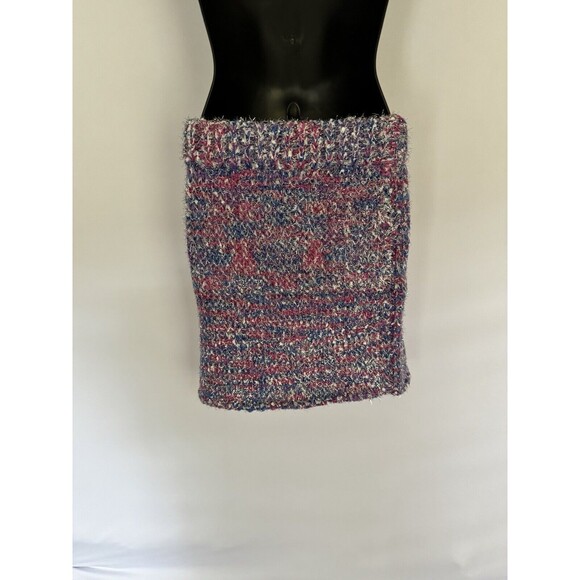 English Factory NWT Colorful Fuzzy Mini Skirt Women’s Size Small - Picture 3 of 5
